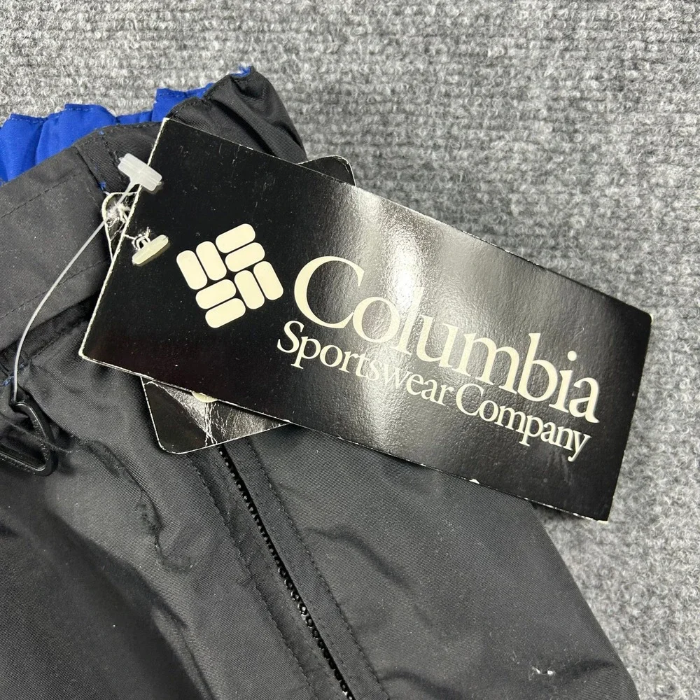 Columbia Bugaboo Pant Mens XL Black Nylon‎ Snow Ski Winter Outdoor Vintage NWT